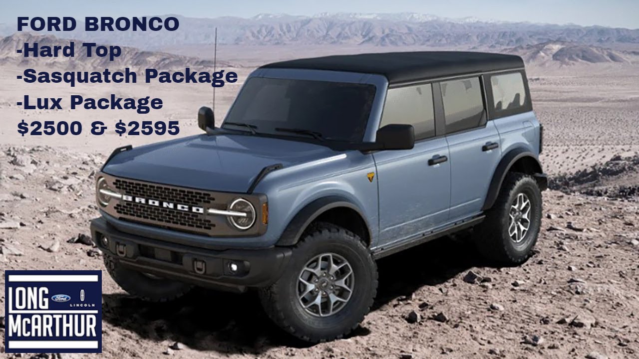 IS IT TRUE that the Ford Bronco Gets the Order Modification and Transition Private Offers?