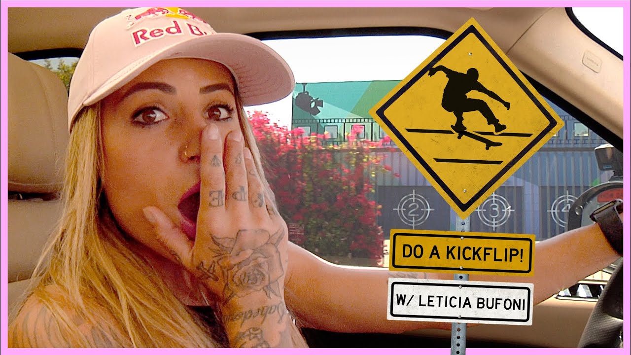 Leticia Bufoni Yells ‘DO A KICKFLIP!’ At Skateboarders From Her Car