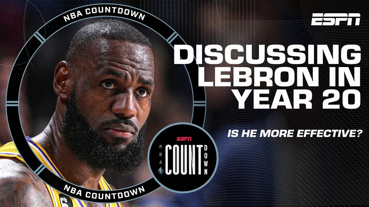 Is LeBron James' importance to his team higher NOW than compared to his prime? | NBA Countdown