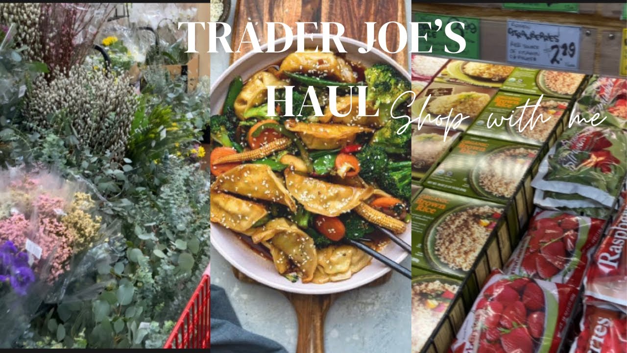 Trader Joe’s shop with me/haul | new at Trader Joe’s | grocery haul | Food shopping￼￼