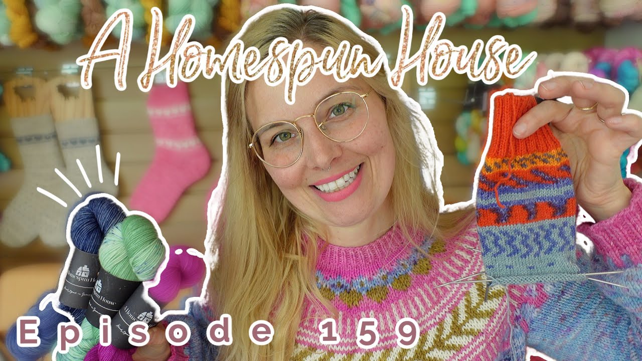A Homespun House 🧶 Knitting Podcast ✨ A Finished Sweater, Socks & Hand Warmers !