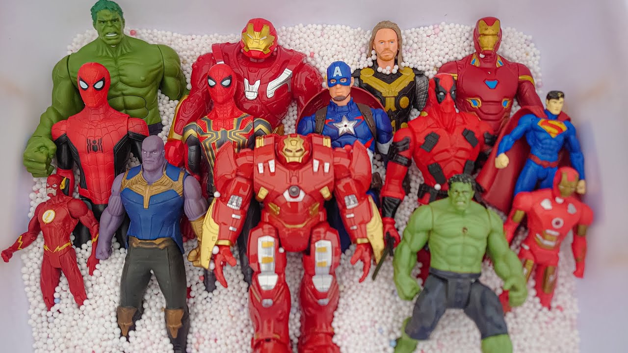 Avengers Assemble ! Hulk, Spider-man, Thanos, Captain Amerika, Ironman, Thor , Anmant