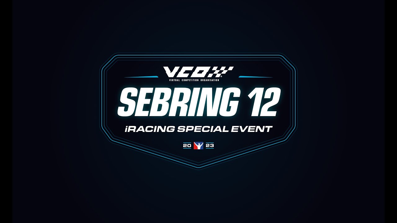 iRacing Sebring 12 powered by VCO | VCO Grand Slam | feat. Max Verstappen and many sim racing stars