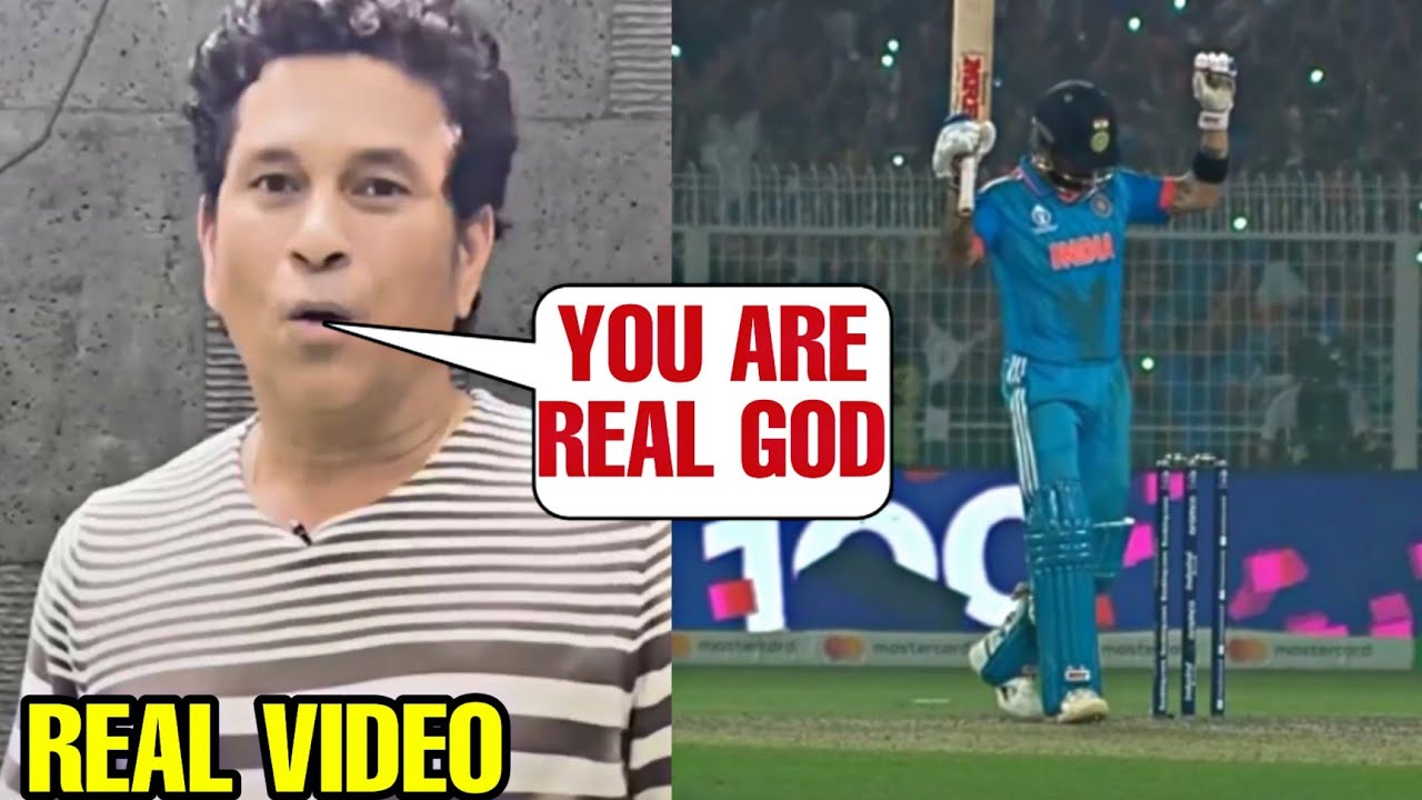Sachin tendulkar's amazing reaction after Virat Kohli completes 49th ODI century against SouthAfrica