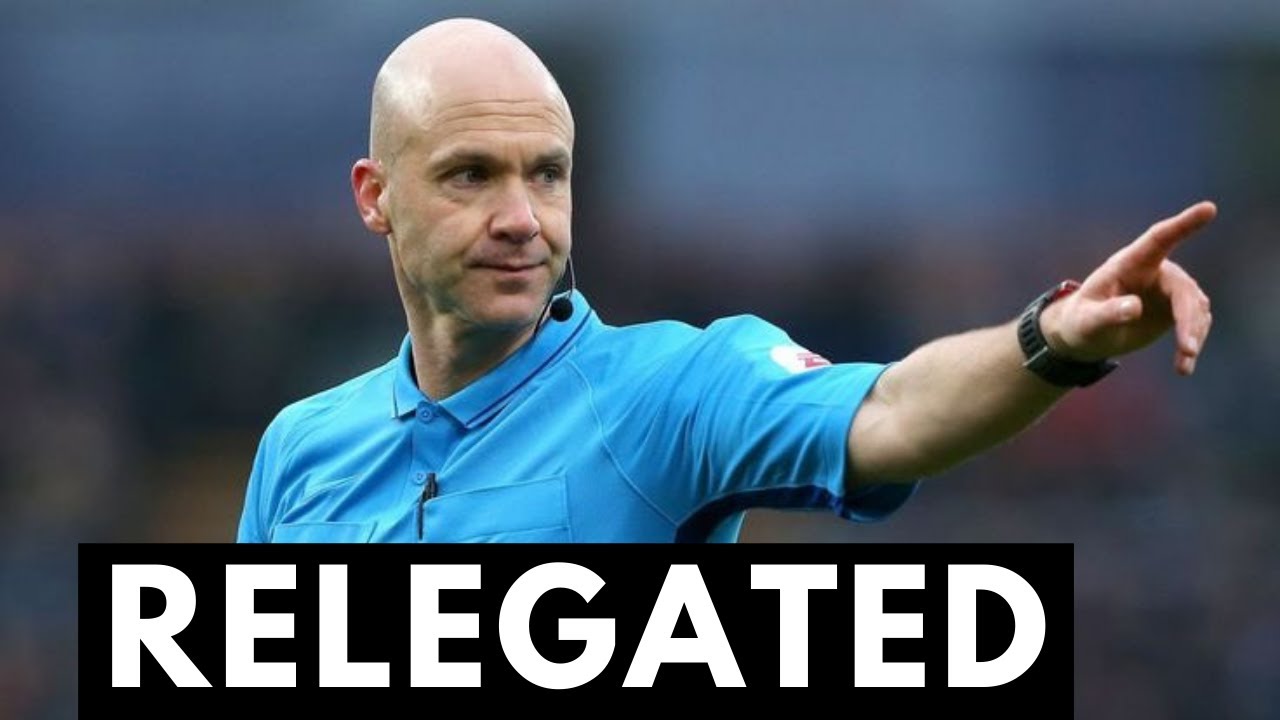 Anthony Taylor Relegated To Championship