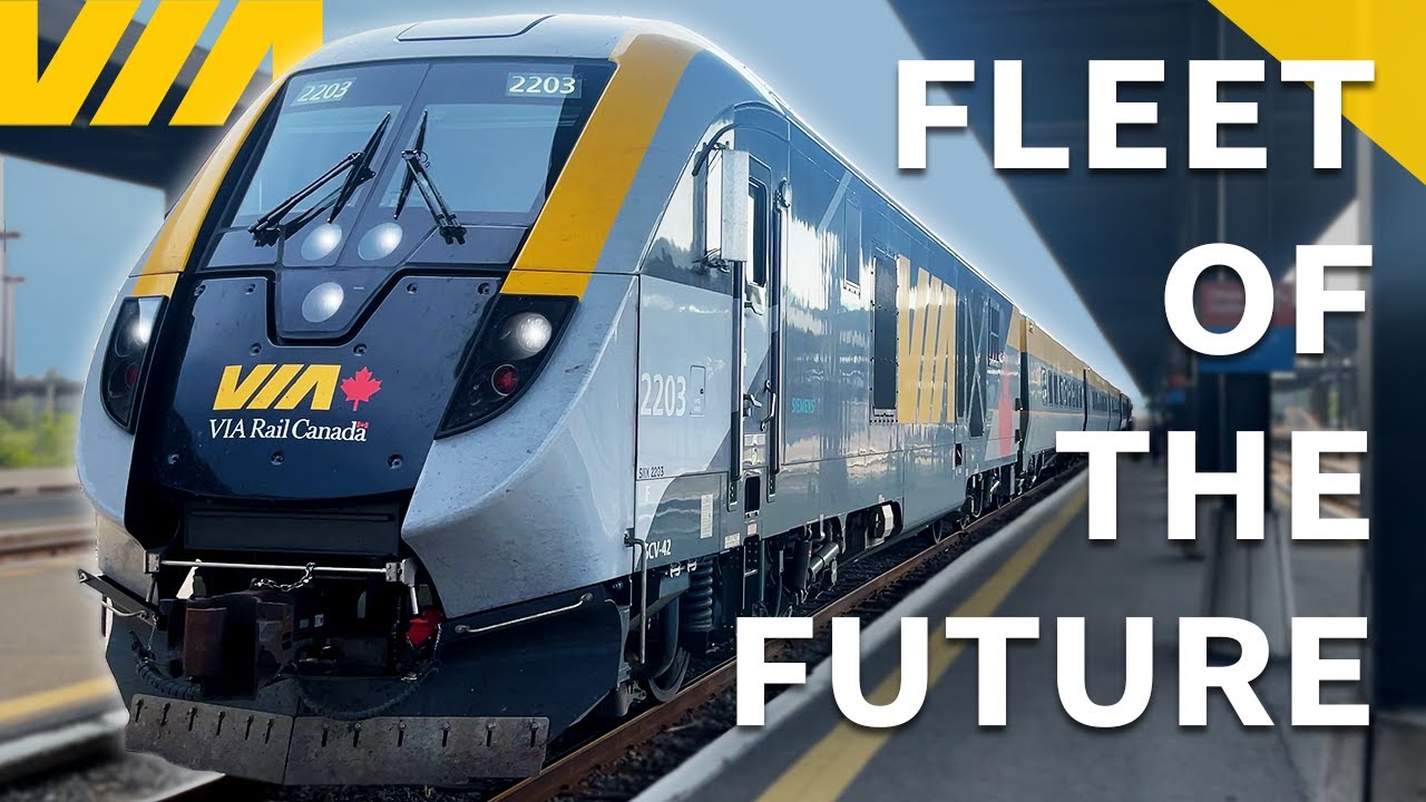 Canada's NEW TRAINS: VIA Rail's Siemens Venture Trainsets