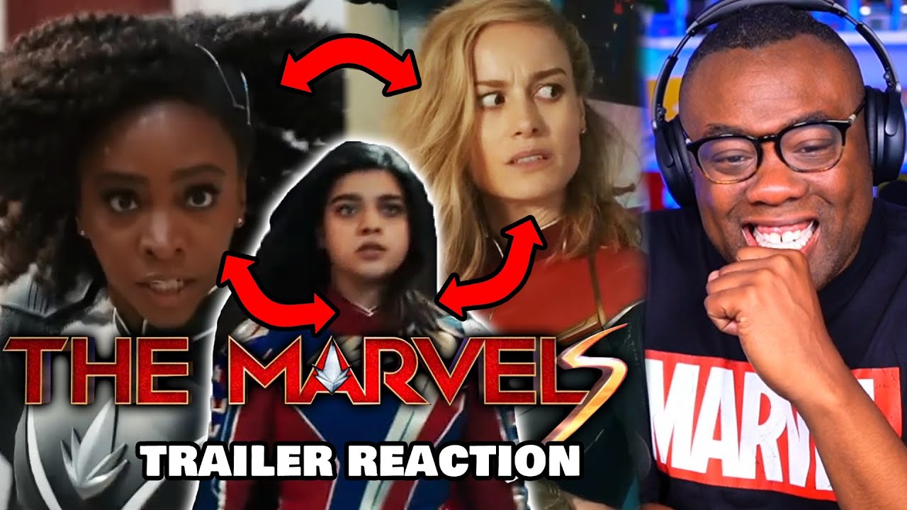 THE MARVELS TRAILER REACTION | Marvel Studios The Marvels Teaser | Ms Marvel | Monica Rambeau