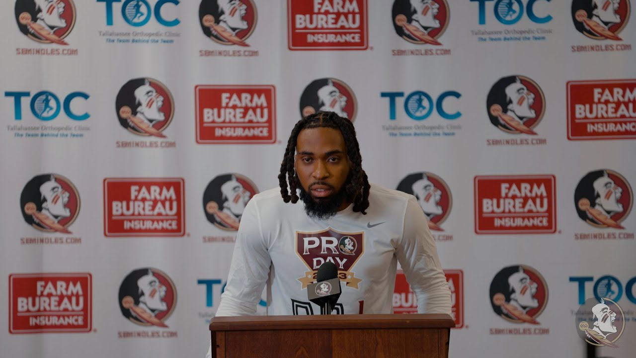Jarques McClellion PRO DAY PRESS CONFERENCE 2023