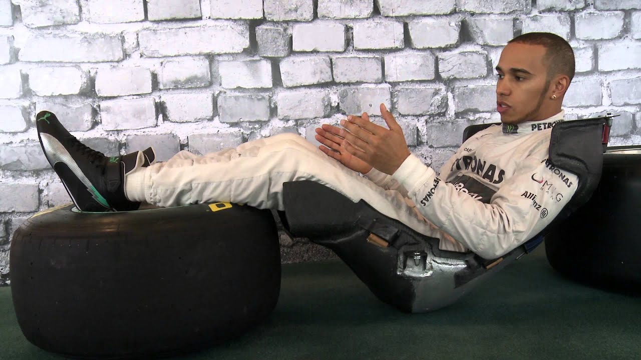 Lewis Hamilton explains F1 drivers' race seats