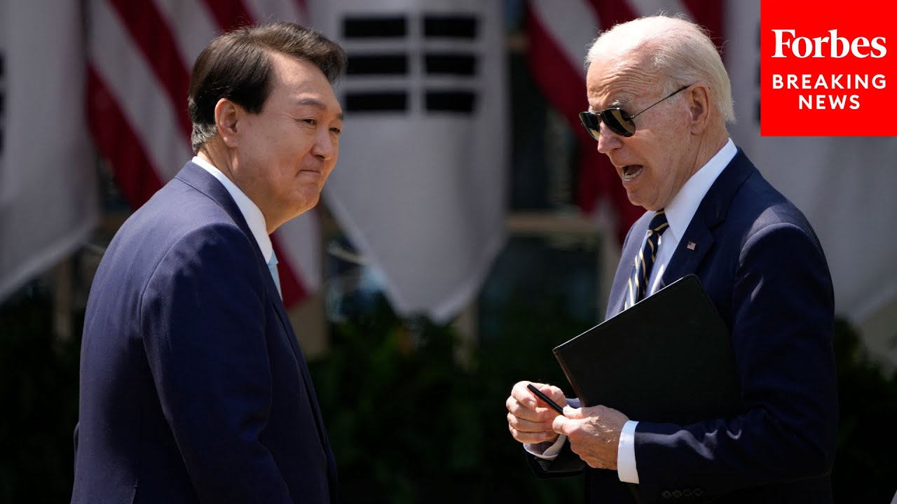 President Yoon Asked Point Blank About US Spying On South Korea At Press Conference With Biden
