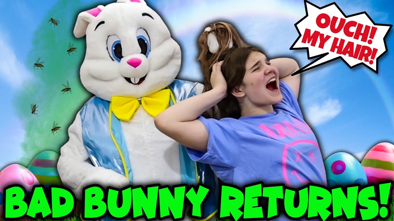 The Creepy Bunny Is Back! Worst Easter Bunny Ever! (skit)
