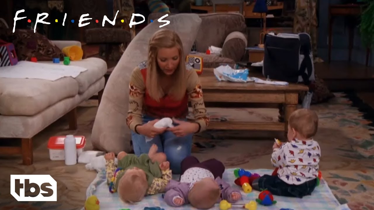 Friends: Phoebe Takes Care Of The Babies Alone (Season 6 Clip) | TBS
