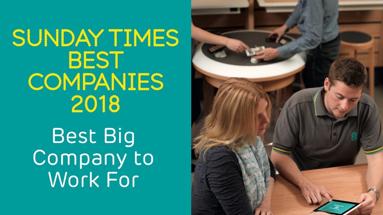EE - The Sunday Times - Best Big Company to Work For 2018