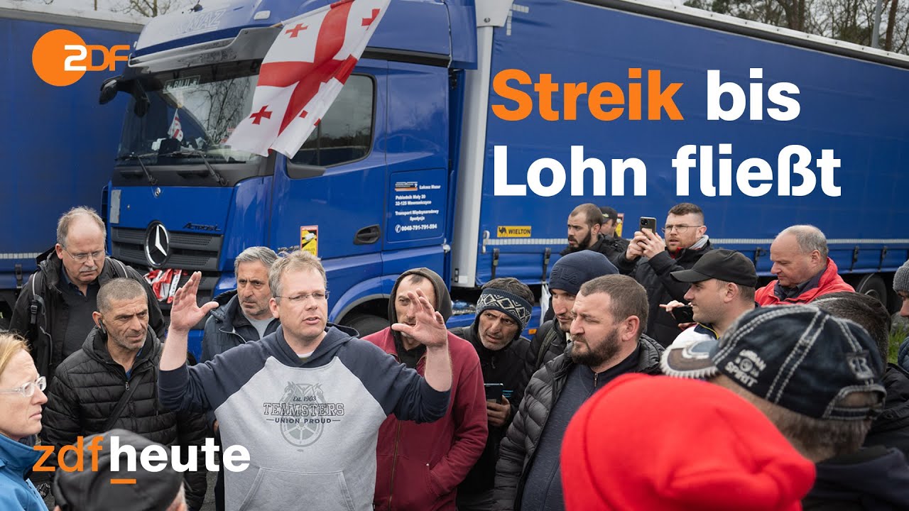 Streik der Lkw-Fahrer droht zu eskalieren: "Wir werden respektlos behandelt" I Länderspiegel