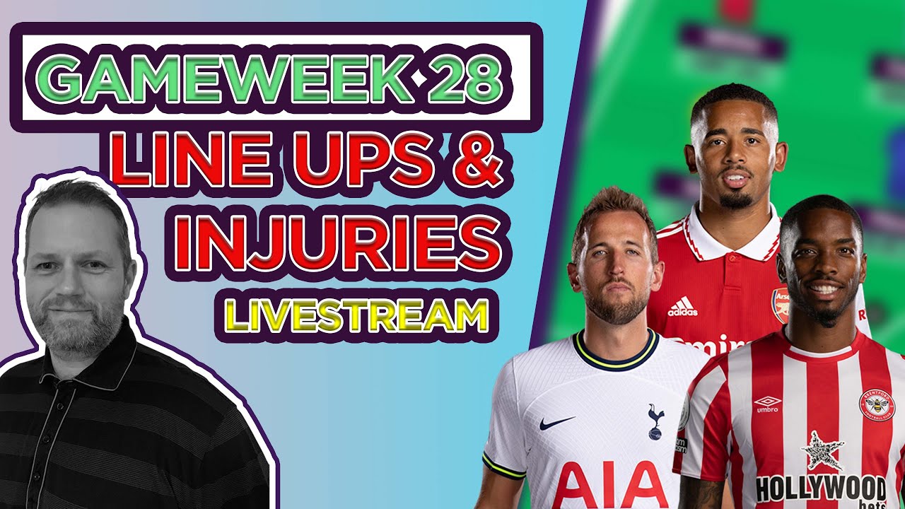 FPL Injuries | FPL Gameweek 28: DEADLINE Injury Round-Up and Predicted Line Ups (Ben Dinnery)