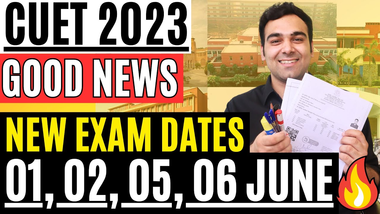 CUET 2023 | New Exam Dates Released🔥🔥