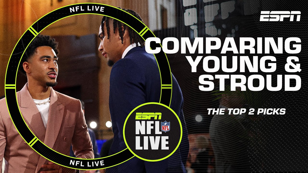 Bryce Young vs. C.J. Stroud: Comparing the Top 2️⃣ picks in the 2023 NFL Draft | NFL Live
