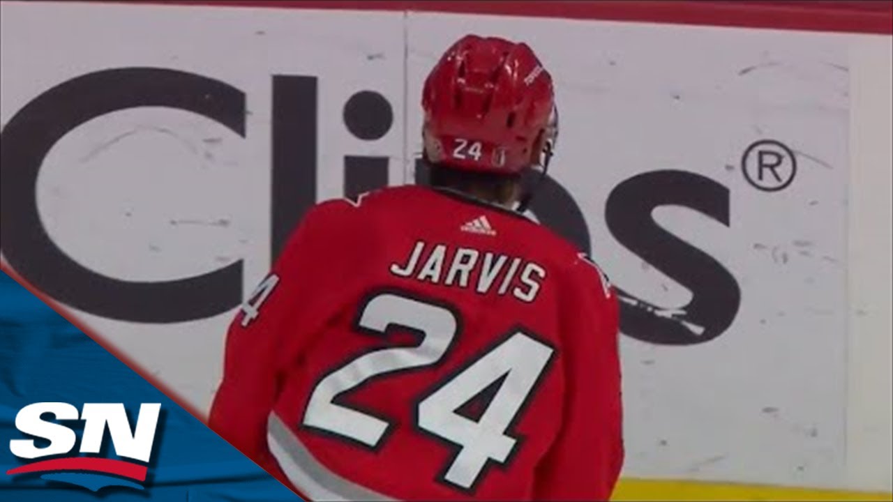 Hurricanes' Seth Jarvis Blasts One-Timer Goal To Cap Off Chaotic Power Play Sequence