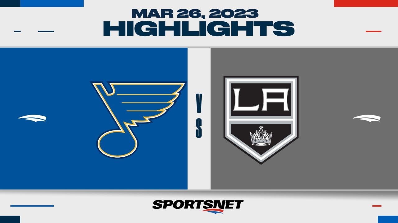NHL Highlights | Blues vs. Kings - March 26, 2023