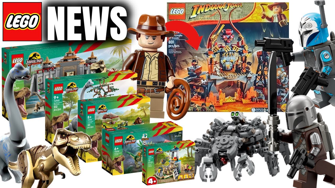 Noch ein LEGO Mandalorian Set! | Letztes Indiana Jones Set... | tolle Jurassic Park Welle! | NEWS
