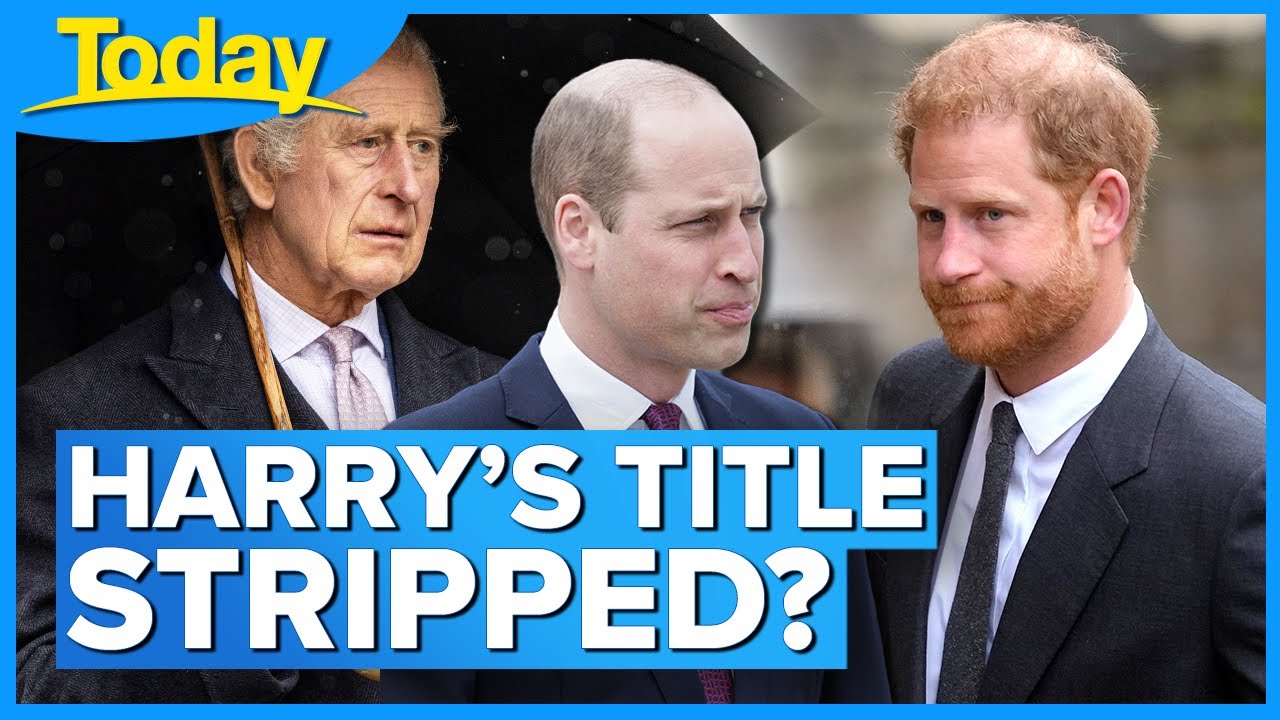 Prince Harry to be stripped of royal title after family fallout, reports say | Today Show Australia