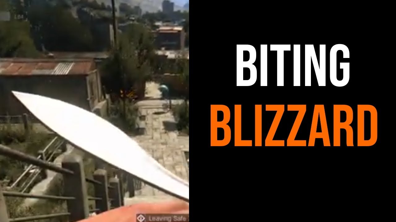 Dying Light Game Biting Blizzard DLC Weapon Showcase
