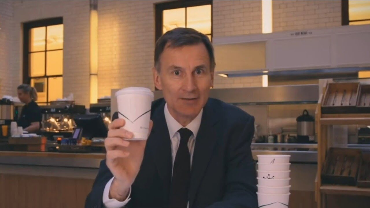Jeremy Hunt uses 'cups of coffee' to explain how UK govt is dealing with inflation