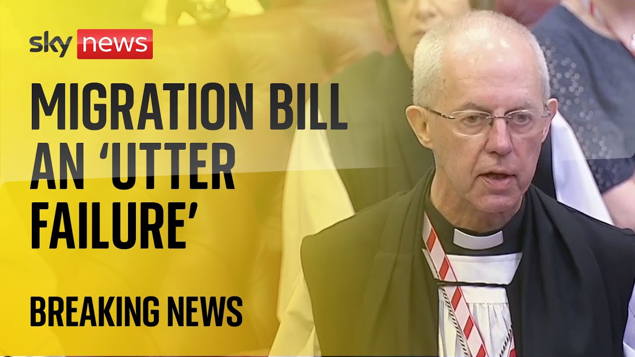 Migration bill branded utter failure by Archbishop of Canterbury