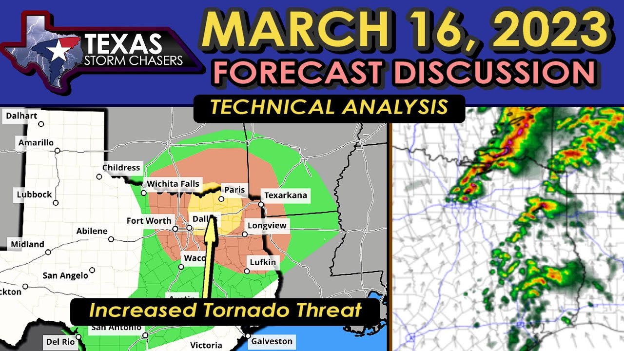 March 16, 2023 - Trey's Tornado Risk Analysis for TX/OK Today