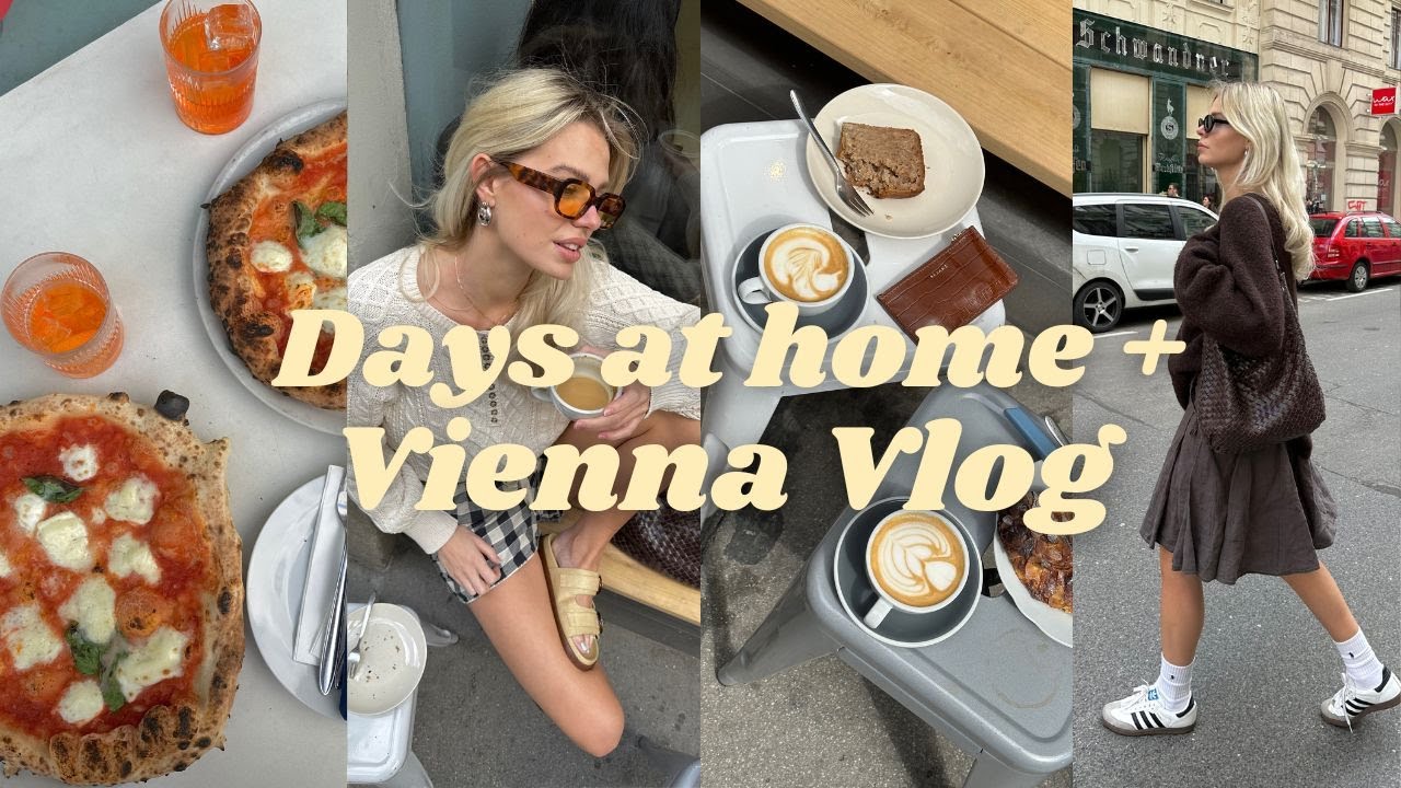 DAYS AT HOME + VIENNA VLOG | shooting content, travelling for work, brand trip to Vienna