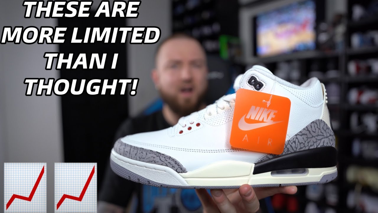 HOW LIMITED ARE THE AIR JORDAN 3 “WHITE CEMENT” REIMAGINED REALLY? THESE WILL CAUSE PROBLEMS!!