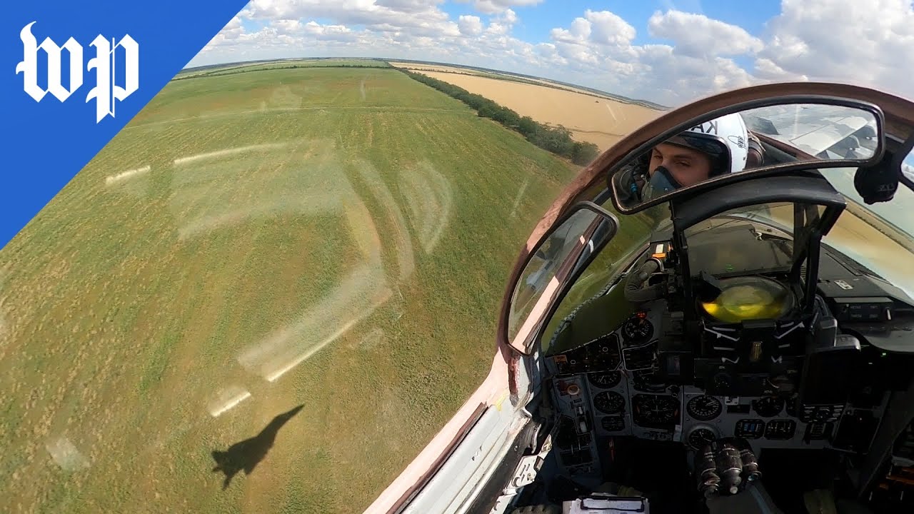 Flying low and fast over Ukraine in an aging Mig-29