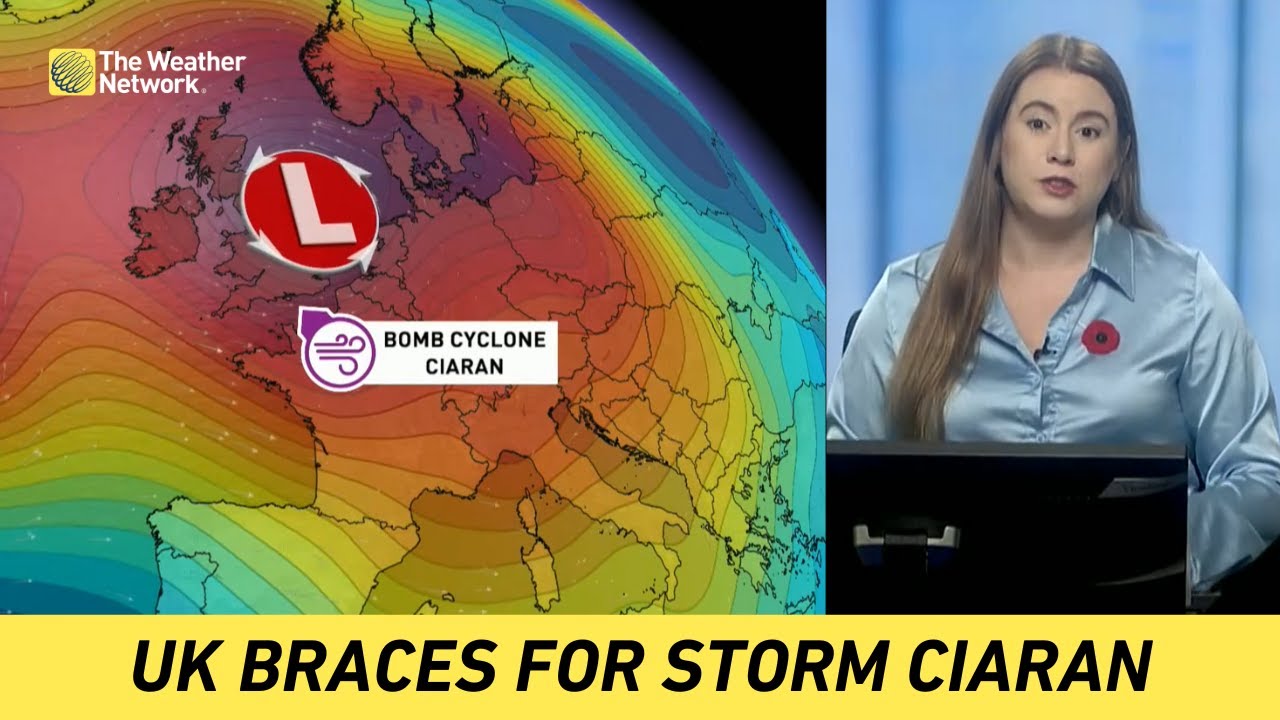 Powerful Weather Bomb Ciaran to Impact Europe With Violent Winds and Flooding