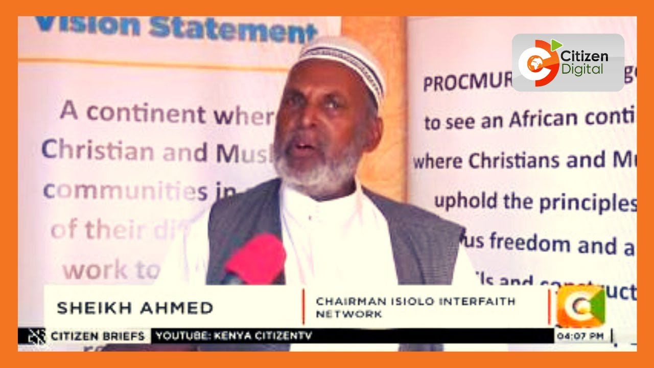 Isiolo religious leaders urge politicians not to incite Kenyans