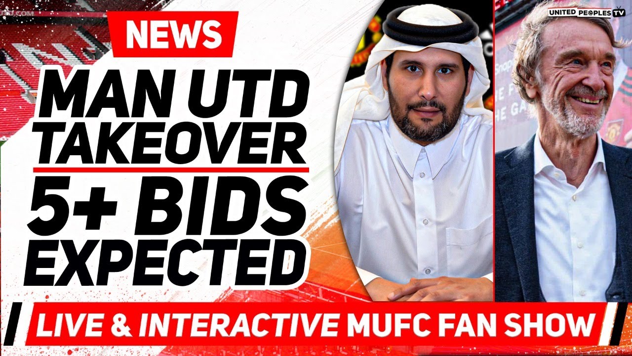 5+ Man Utd Takeover Bids Expected Tomorrow | Ratcliffe Confirms He'll Walk Away If Price Is 'Stupid'