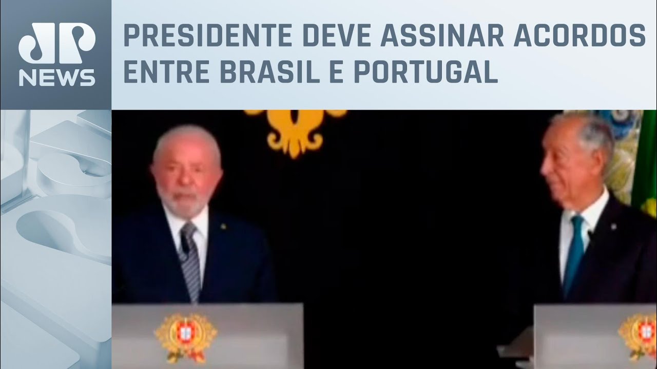 Lula fala com a imprensa em Portugal; assista discurso