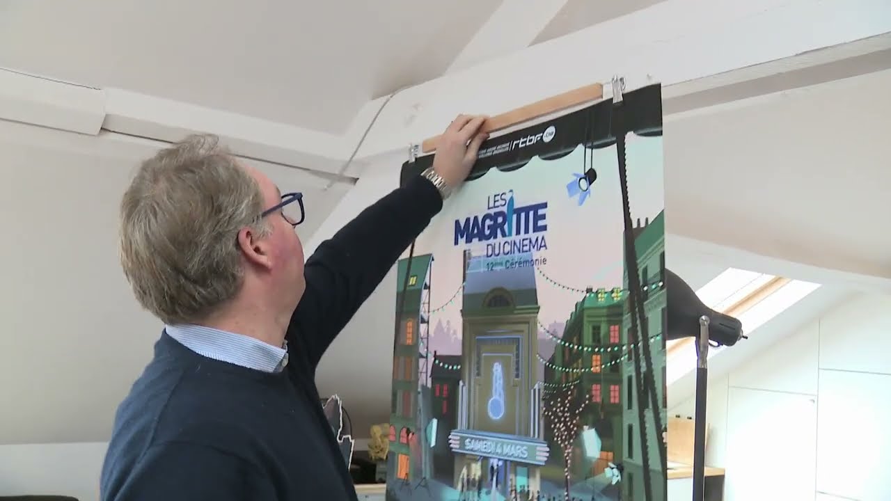 Laurent Durieux, illustrateur de renom, a créé l’affiche de la cérémonie des Magritte