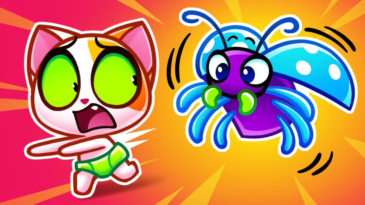 Go Away Bugs 🕷️🕸️ Mosquito 😲 Don't Be Scared 😍 For Kids by Purr Purr