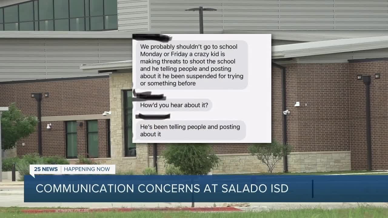 Salado ISD responds after rumors of shooting threat circulate