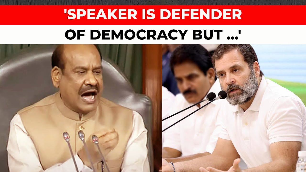 Rahul Gandhi after his disqualification: Speaker should be defender of democracy but...