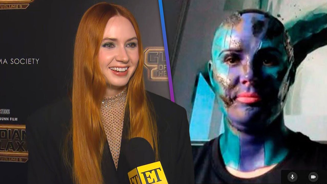 Guardians 3: How Karen Gillan SHOCKED Couples Therapist With Nebula Makeup (Exclusive)