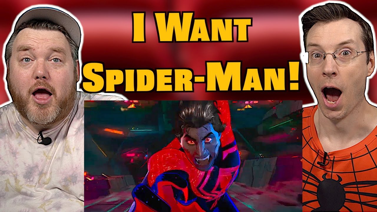 Spider-Man Across the Spider Verse - Official Trailer 2 Reaction