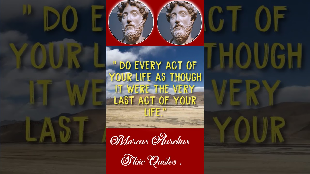 Marcus Aurelius' Stoic Quotes that will Improve your life- Quotes in English