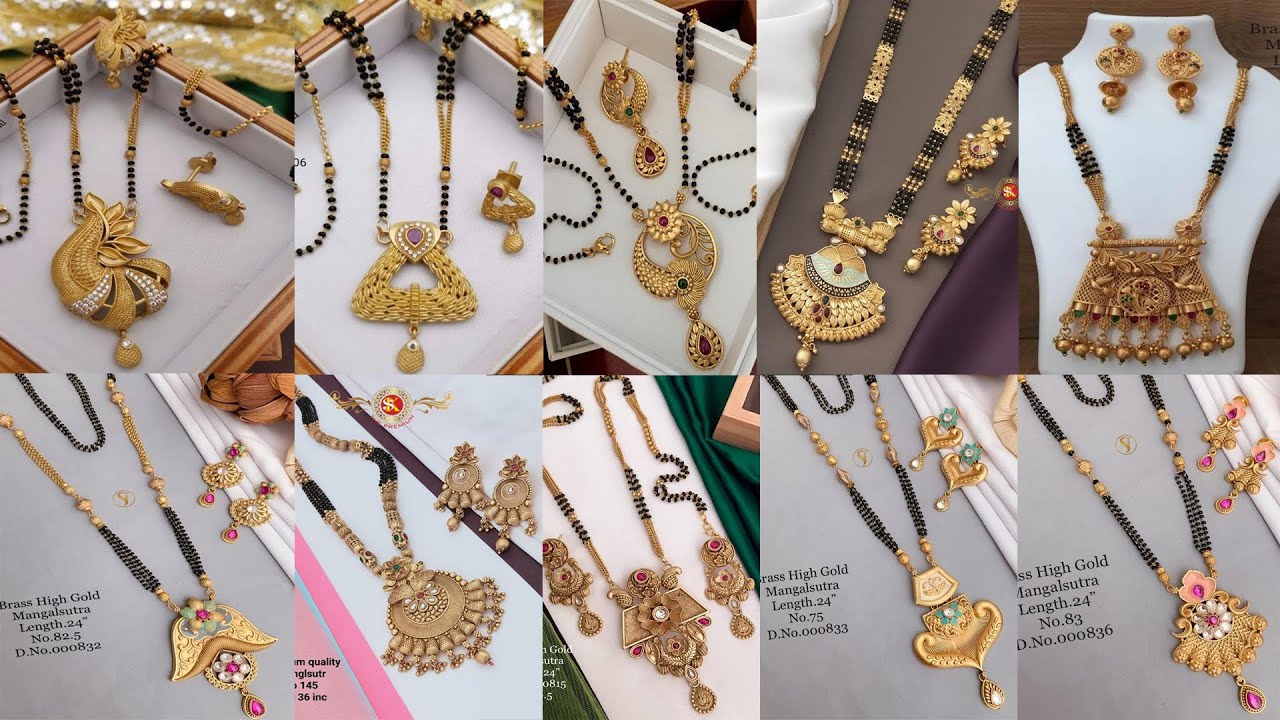 New Trendy Gold Mangalsutra Designs | सोने का शानदार मंगलसूत्र डिजाइन | Latest Jewellery#fashion