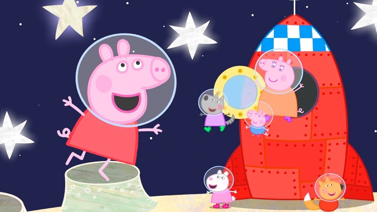 Peppa Pig's Golden Boots in the Space | Peppa Pig Official Family Kids Cartoon