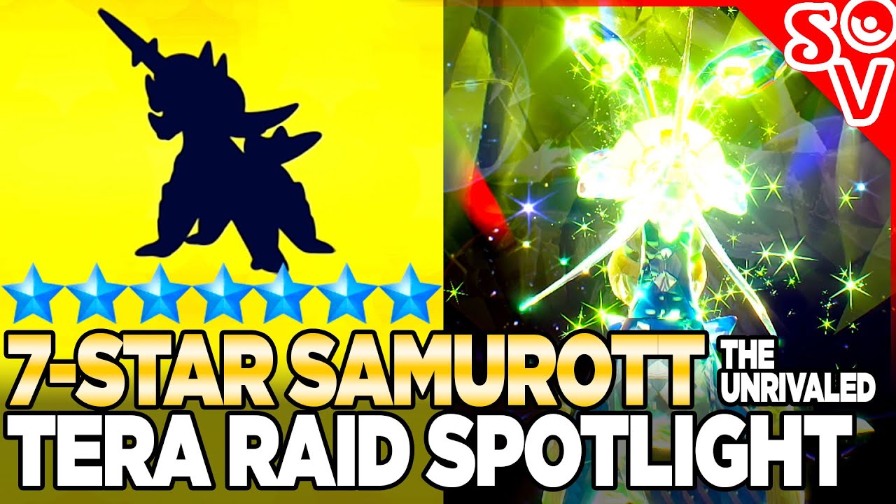 7-Star Samurott Spotlight *OVER* Pokemon Scarlet and Violet