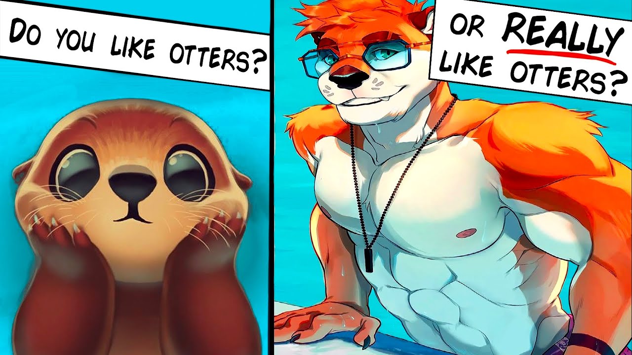 guess i really like otters 😳 | r/Furry_IRL