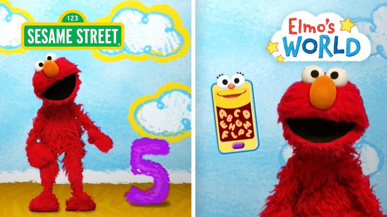 Sesame Street: ABC’s and 123’s with Elmo! | TWO Elmo’s World Episodes