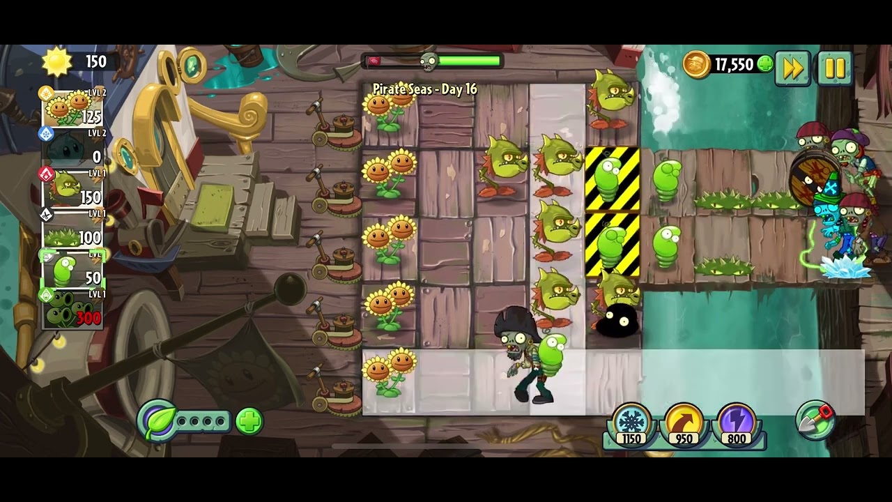 Plants vs Zombies 2 - Pirate Seas - Day 16 - 2023