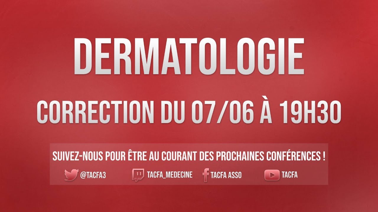 Conférence EDN 2023 - Dermatologie